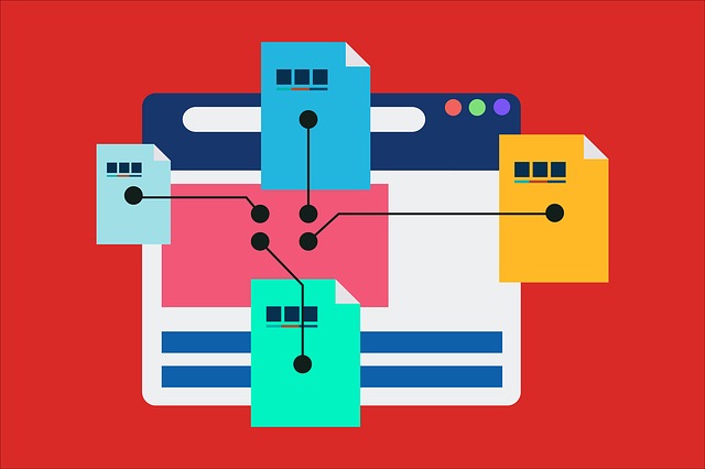 sitemap illustratie cartoon